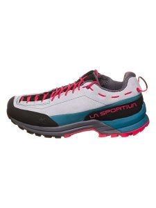 LA SPORTIVA Skórzane buty turystyczne "Tx Guide" w kolorze szaro-niebiesko-czerwonym rozmiar: 41. Niebieskie buty trekkingowe La Sportiva, z materiału, bez zapięcia. Za 482,03 zł.
