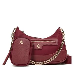 Torebka Steve Madden. Czerwone torebki klasyczne Steve Madden, bez wzorów, bez dodatków. Za 349,99 zł.