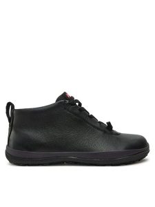 Camper Botki Peu Pista GORE-TEX K400481-020 Czarny. Czarne botki Camper, bez wzorów, z gore-texu, bez obcasa, na płaskiej podeszwie, bez zapięcia. Za 569,99 zł.