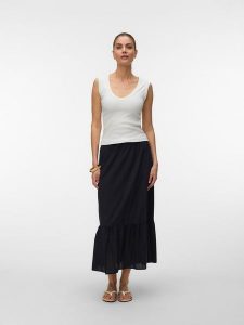 Vero Moda Spódnica w kolorze czarnym rozmiar: M. Czarne spódnice Vero Moda, m, bez wzorów, z bawełny, maxi. Za 82,95 zł.