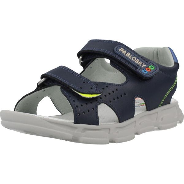 Sandały PABLOSKY 521620P Niebieski. Niebieskie buty trekkingowe PABLOSKY, ze skóry, bez zapięcia. Za 263,99 zł.