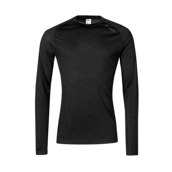 Koszulka termoaktywna damska Halti Pihka II Merino. Czarne koszule nocne HALTI, bez wzorów, bez ramiączek. Za 544,99 zł.