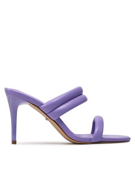 DeeZee Klapki LS5773-01 Fioletowy. Fioletowe klapki DeeZee, bez wzorów, ze skóry, bez obcasa. Za 139,99 zł.