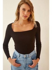 Hapiness Istanbul Koszulka w kolorze brązowym rozmiar: M. Brązowe bluzki Hapiness Istanbul, m, bez wzorów, bez kołnierzyka, bez ramiączek. Za 39,99 zł.