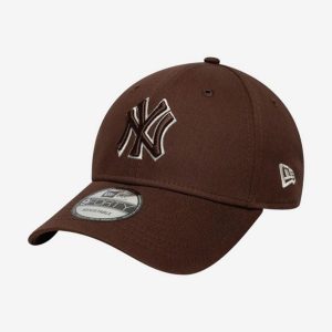 Czapka baseballówka z daszkiem New Era New York Yankees. Czapki New Era, bez wzorów, z bawełny, sportowe. Za 119,99 zł.