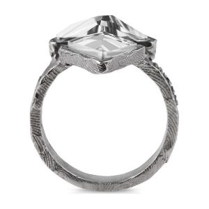 RABAT Pierścionek Srebrny - srebro 925, Swarovski. Pierścionki marki W.KRUK. W wyprzedaży za 179,00 zł.
