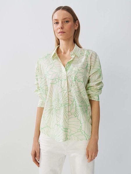 Someday Bluzka w kolorze zielono-żółtym rozmiar: S. Zielone bluzki someday., s, bez wzorów, z bawełny, bez kołnierzyka, bez ramiączek. Za 140,86 zł.