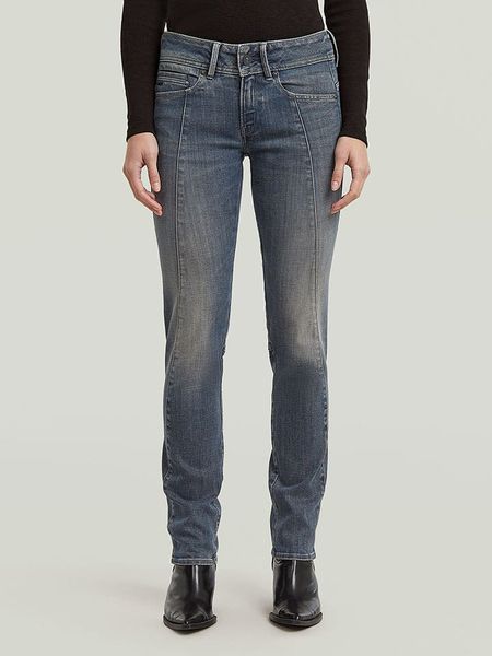G-Star Dżinsy - Slim fit - w kolorze niebieskim rozmiar: W29/L34. Niebieskie jeansy G-Star, z aplikacjami. Za 294,95 zł.