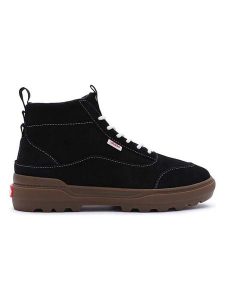 Vans Skórzane botki "COLFAX MTE-1" w kolorze czarnym rozmiar: 36,5. Czarne botki Vans, bez wzorów, bez obcasa, bez zapięcia. Za 118,56 zł.