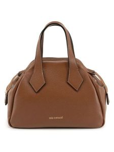 Mia Tomazzi Skórzana torebka "Omenoni" w kolorze jasnobrązowym - 28 x 21 x 13 cm rozmiar: onesize. Brązowe torebki klasyczne Mia Tomazzi, bez wzorów, z materiału, przez ramię, bez dodatków. Za 274,99 zł.