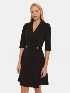 Rinascimento Sukienka koktajlowa CFC0121083003 Czarny Regular Fit. Czarne kombinezony Rinascimento, xl, bez wzorów, z syntetyku, wizytowe, bez kołnierzyka, bez ramiączek. Za 359,99 zł.