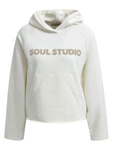 Smith & Soul Bluza w kolorze białym rozmiar: L. Białe bluzy Smith & Soul, l, bez wzorów, z kapturem. Za 173,99 zł.