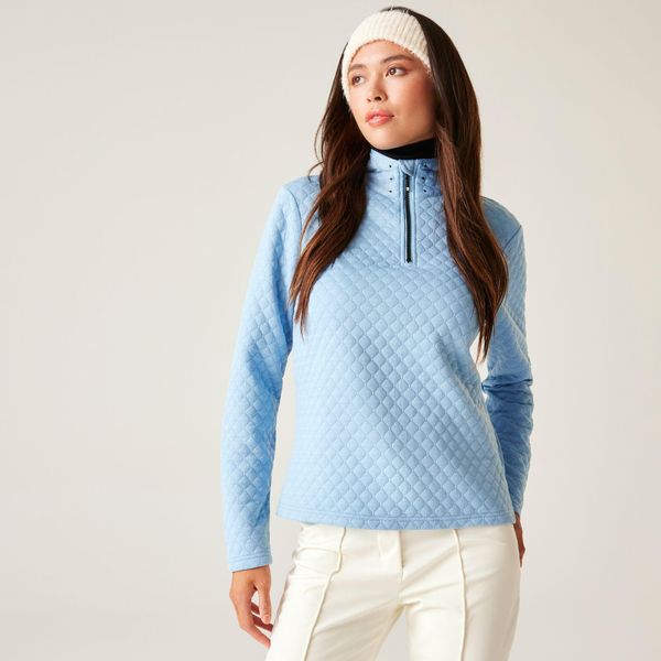 Bluza damska z suwakiem 1/4 Glamourize III Dare 2b. Niebieskie bluzy Dare 2b, na zimę, bez wzorów, z dzianiny, bez kaptura. W wyprzedaży za 226,00 zł.