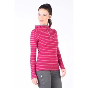 Bluza turystyczna damska z Kapturem 100% Wełna Merino - Skadi Hoodie. Czerwone bluzy WOOLONA, l, bez wzorów, z wełny, z kapturem. W wyprzedaży za 351,00 zł.