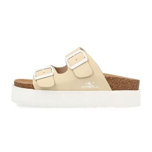 Klapki damskie O'Neill Platform Low. Brązowe klapki O'Neill, bez wzorów, bez obcasa. Za 129,00 zł.