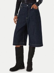 G-Star Raw Bermudy Patti D29024-D934 Granatowy Regular Fit. Niebieskie szorty G-Star Raw, bez wzorów, z bawełny, retro. Za 343,99 zł.