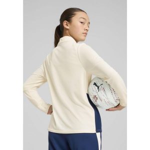Młodzieżowa bluza treningowa z zamkiem 1/4 Portugalia PUMA. Brązowa kurtki Puma, l, bez wzorów, bez kaptura. Za 309,00 zł.