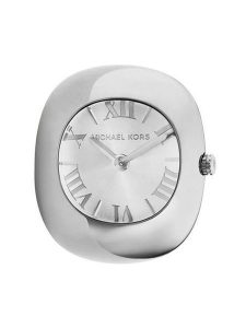 Michael Kors Zegarek Ring Stainless MK4873 Srebrny. Szare, analogowe zegarki Michael Kors. Za 849,99 zł.