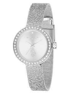 U.S. Polo Assn. Zegarek kwarcowy w kolorze srebrno-białym rozmiar: onesize. Szare, analogowe zegarki U.S. Polo Assn. Za 252,99 zł.