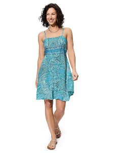 Ipanima Sukienka w kolorze turkusowo-niebieskim rozmiar: 34-40. Niebieskie sukienki Ipanima, bez wzorów, bez kołnierzyka, bez ramiączek, midi. Za 56,99 zł.