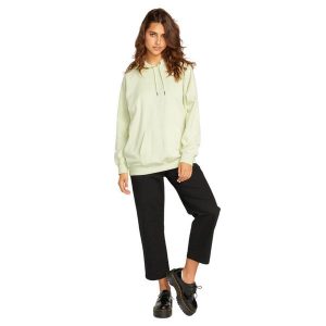 Bluza sportowa damska Volcom Truly Stoked. Zielone bluzy Volcom, s, bez wzorów, z bawełny, bez kaptura. Za 146,00 zł.