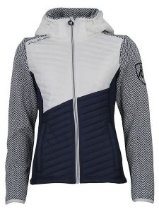 Peak Mountain Kurtka przejściowa w kolorze biało-granatowym rozmiar: S. Białe kurtki Peak Mountain, s, bez wzorów, bez kaptura. Za 281,76 zł.