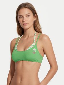 Roxy Góra od bikini Bralette ERJX305733 Zielony. Zielone bikini Roxy, bez wzorów, z syntetyku. Za 239,99 zł.
