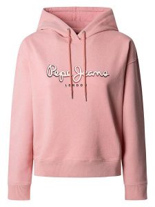 Pepe Jeans Bluza "Maddy" w kolorze jasnoróżowym rozmiar: S. Różowe bluzy Pepe Jeans, s, bez wzorów, z bawełny, z kapturem. Za 223,99 zł.