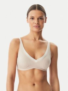 BOSS Stringi 50556244 Beżowy jasny. Brązowe stringi Boss, bez wzorów, z syntetyku. Za 129,99 zł.