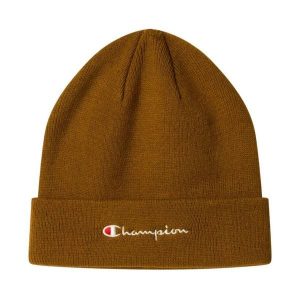 CHAMPION Czapka Beanie Cap brązowa. Brązowe czapki Champion, bez wzorów. Za 62,99 zł.