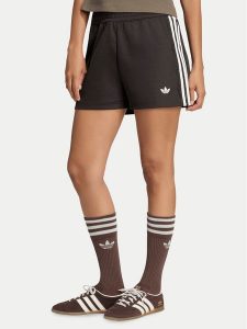 Adidas Szorty sportowe Lace 3 Stripes LG4266 Brązowy Regular Fit. Brązowe spodenki sportowe ADIDAS, m, bez wzorów, z bawełny. Za 179,99 zł.