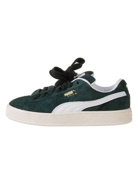 Puma Skórzane sneakersy w kolorze zielono-białym rozmiar: 45. Białe trampki Puma, bez wzorów, bez zapięcia. Za 226,24 zł.