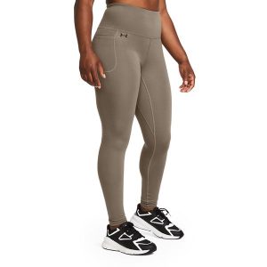 Legginsy damskie Under Armour Motion. Zielone legginsy Under Armour, bez wzorów. Za 169,99 zł.