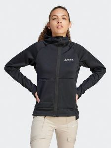 Adidas Bluza Terrex Xperior IB1843 Czarny Slim Fit. Czarne bluzy ADIDAS, l, bez wzorów, z syntetyku, bez kaptura. Za 389,99 zł.