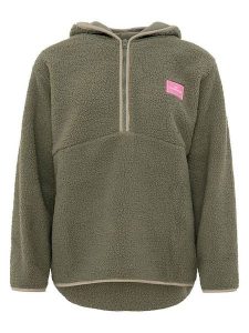 Zwillingsherz Bluza polarowa w kolorze khaki rozmiar: M. Brązowe bluzy Zwillingsherz, m, bez wzorów, z polaru, bez kaptura. Za 130,99 zł.