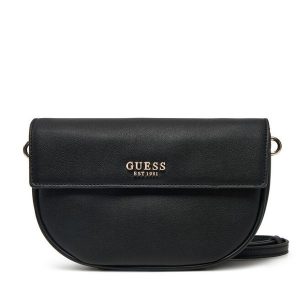 Torebka Guess. Czarne listonoszki Guess, z aplikacjami, bez dodatków. Za 259,99 zł.