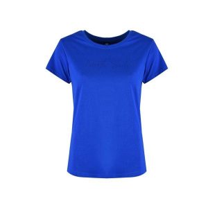 T-shirt fitness damski. Niebieskie t-shirty North Sails, s, bez wzorów, z bawełny, bez kołnierzyka, bez ramiączek. Za 124,00 zł.