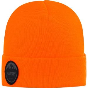 Bawełniana czapka MAJESTY Beanie. Czarne czapki MAJESTY, bez wzorów, z bawełny, sportowe. W wyprzedaży za 55,49 zł.
