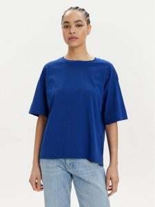 Vero Moda T-Shirt Didde 10301183 Niebieski Loose Fit. Niebieskie t-shirty Vero Moda, xs, bez wzorów, z bawełny, bez kołnierzyka, bez ramiączek. Za 119,99 zł.
