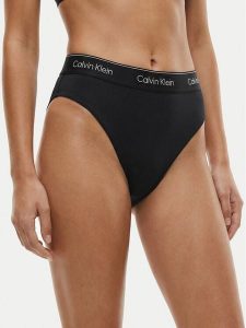 Calvin Klein Swimwear Dół od bikini LV00Q61132 Czarny. Czarne bikini Calvin Klein Swimwear, bez wzorów, z syntetyku. Za 209,99 zł.