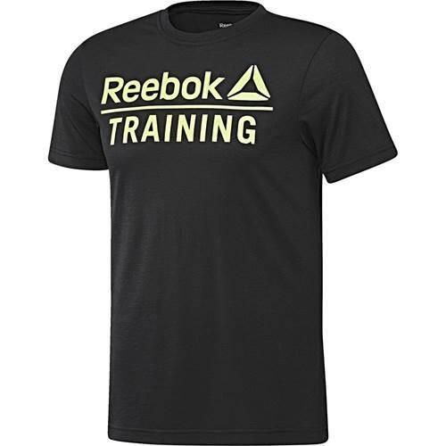Koszulka sportowa damska Reebok Ree Training Spe. Czarne koszulki sportowe Reebok, bez wzorów, bez ramiączek. Za 132,00 zł.