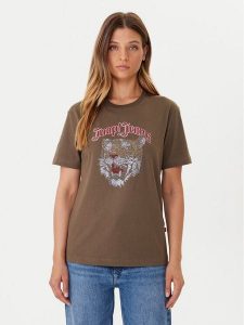 JOOP! Jeans T-Shirt Tanasia 30048568 Zielony Regular Fit. Zielone t-shirty Joop! Jeans, l, bez wzorów, z bawełny, bez kołnierzyka, bez ramiączek. Za 279,99 zł.