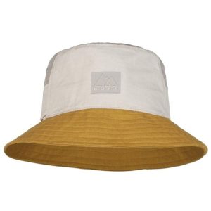 Czapka dla dorosłych Buff Sun Bucket Hat. Brązowe czapki Buff, bez wzorów, z bawełny, sportowe. Za 148,90 zł.