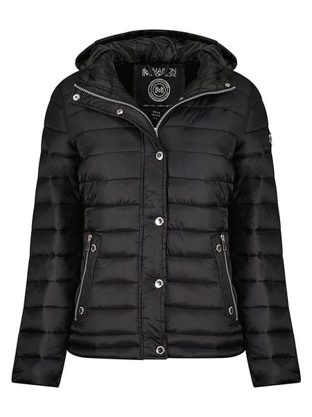 Maison Montaigne Kurtka pikowana "Bubumai" w kolorze czarnym rozmiar: S. Czarne kurtki Maison Montaigne, s, z aplikacjami, bez kaptura. Za 206,91 zł.