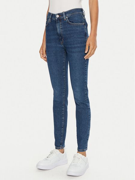 Hugo Jeansy Malu_B 50515814 Niebieski Skinny Fit. Niebieskie jeansy Hugo, bez wzorów, z bawełny. Za 319,99 zł.