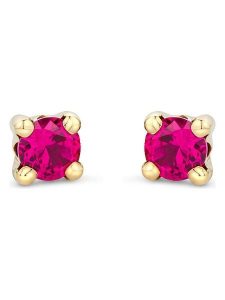 Diamant Exquis Złote kolczyki-wkrętki z rubinami rozmiar: onesize. Czerwone kolczyki Diamant Exquis, z rubinem, złote. Za 347,99 zł.