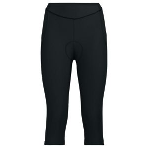Legginsy 3/4 damskie VAUDE Advanced IV. Czarne legginsy Vaude, bez wzorów. W wyprzedaży za 320,80 zł.