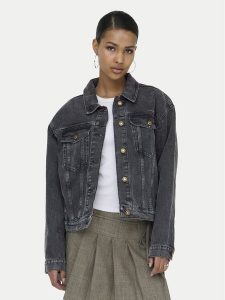 ONLY Kurtka jeansowa Harper 15363548 Czarny Regular Fit. Czarne kurtki ONLY, l, bez wzorów, z bawełny, bez kaptura. Za 229,99 zł.