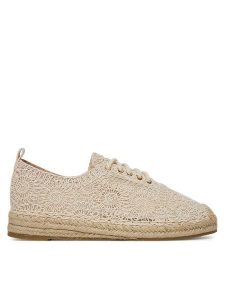 DeeZee Espadryle 3H33549-1 Beżowy. Brązowe espadryle DeeZee, bez wzorów, z materiału, bez obcasa. Za 119,99 zł.