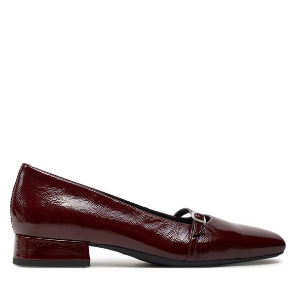 Czółenka Vagabond Shoemakers. Czerwone czółenka Vagabond Shoemakers, bez wzorów, bez obcasa, bez zapięcia. Za 489,99 zł.